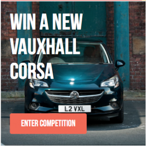 Win a car - Vauxhall Corsa
